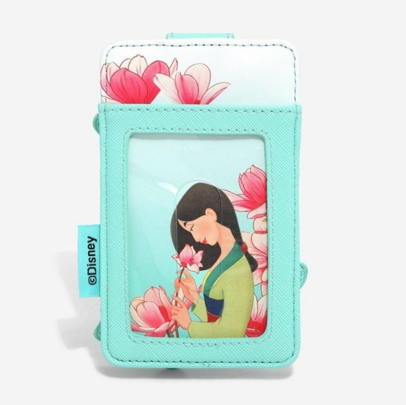 NWT Loungefly Mulan mini backpack and cardholder set - Picture 12 of 16